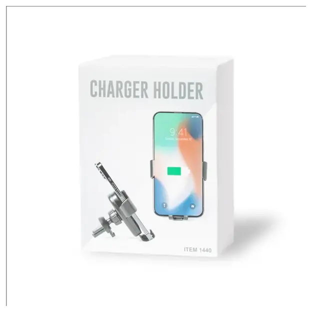 Ladegerät Halter Odwey - schwarz, Farbe: schwarz personalisierte Geschenke , 10 image