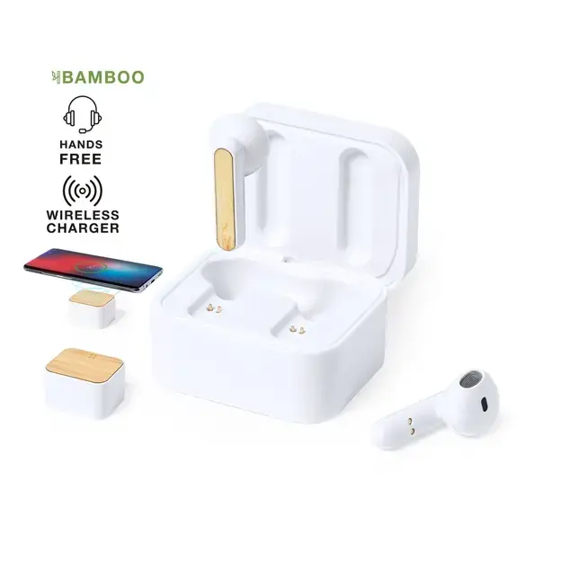 Ladegerät Kopfhörer Benyer - weiß, Farbe: weiß personalisierte Geschenke , 6 image