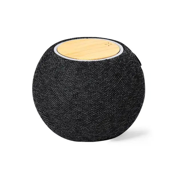 Ladegerät Lautsprecher Cedric - schwarz personalisierte Geschenke 