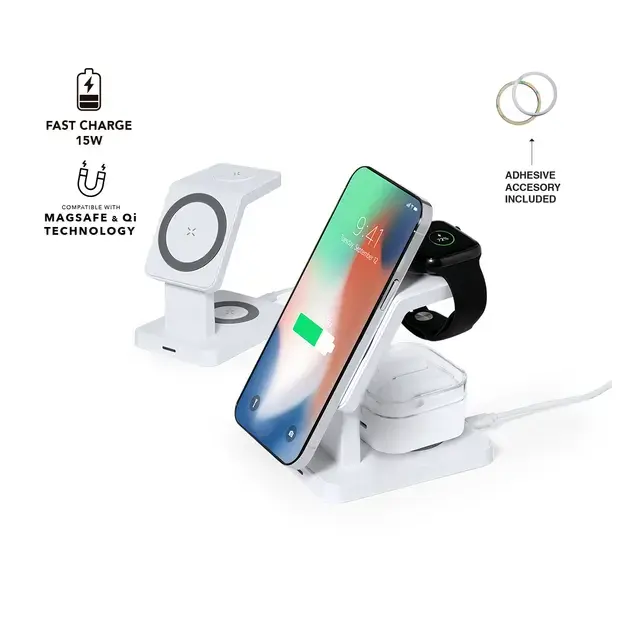 Ladegerät Krastop - weiß, Farbe: weiß personalisierte Geschenke , 4 image