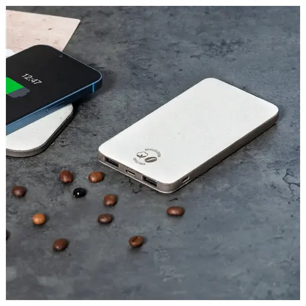 Power Bank Mayer - braun, Farbe: braun personalisierte Geschenke , 4 image