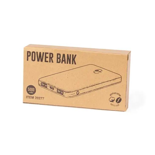 Power Bank Mayer - braun, Farbe: braun personalisierte Geschenke , 5 image