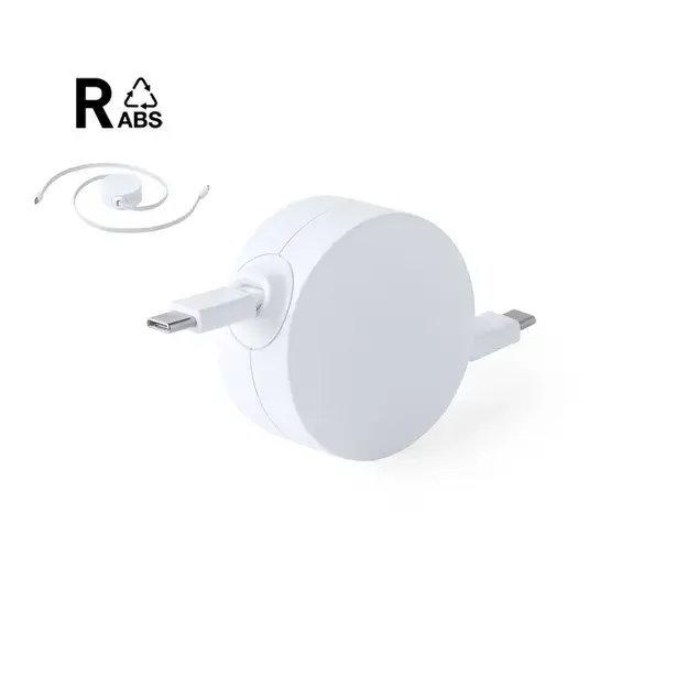 Ladegerätkabel Zapa RCS - weiß, Farbe: weiß personalisierte Geschenke , 5 image