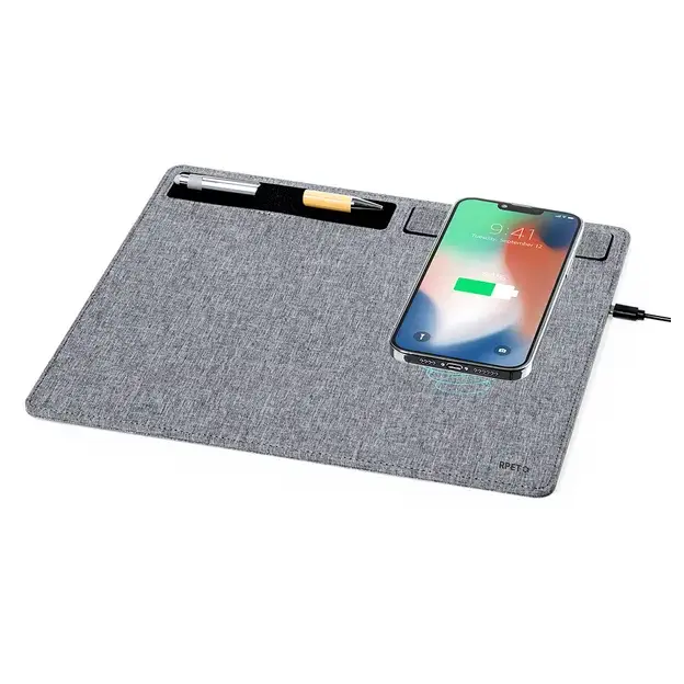 Ladegerät Mauspad Deuz - grau, Farbe: grau personalisierte Geschenke , 3 image