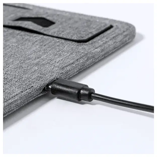 Ladegerät Mauspad Deuz - grau, Farbe: grau personalisierte Geschenke , 6 image