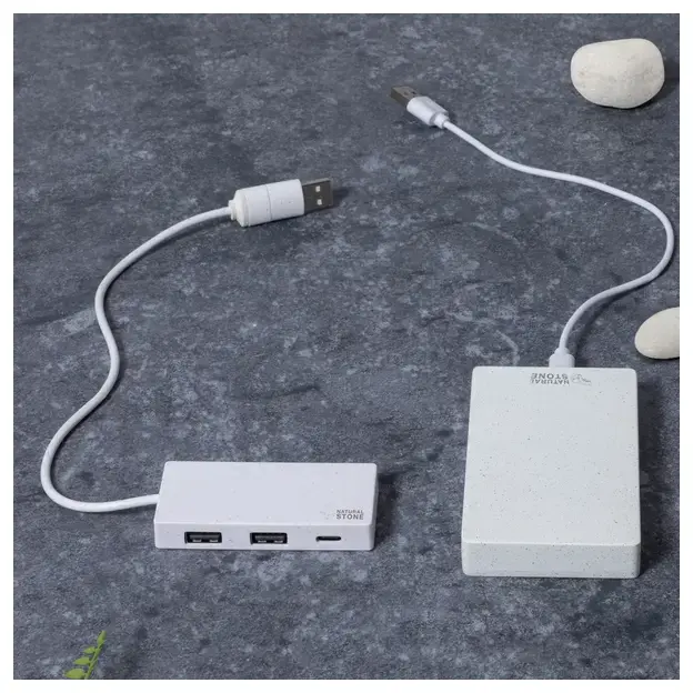 Power Bank Noiman - weiß, Farbe: weiß personalisierte Geschenke , 6 image