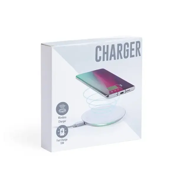 Ladegerät Lumbert - weiß, Farbe: weiß personalisierte Geschenke , 5 image