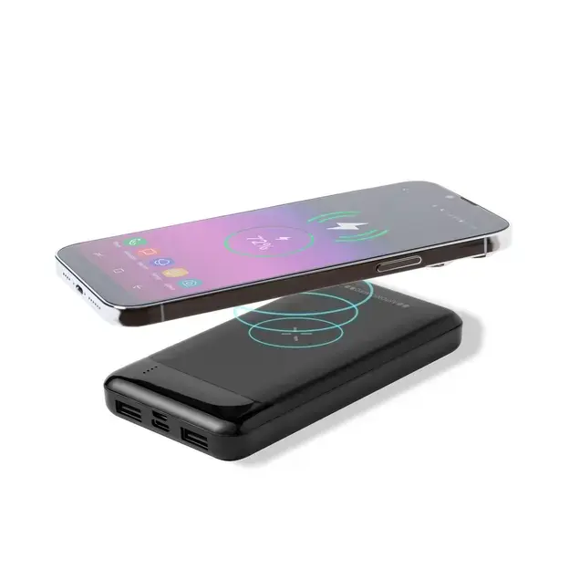 Power Bank Baliok - schwarz, Farbe: schwarz personalisierte Geschenke , 4 image