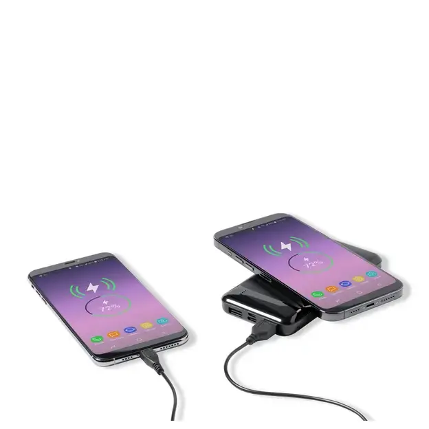 Power Bank Baliok - schwarz, Farbe: schwarz personalisierte Geschenke , 5 image