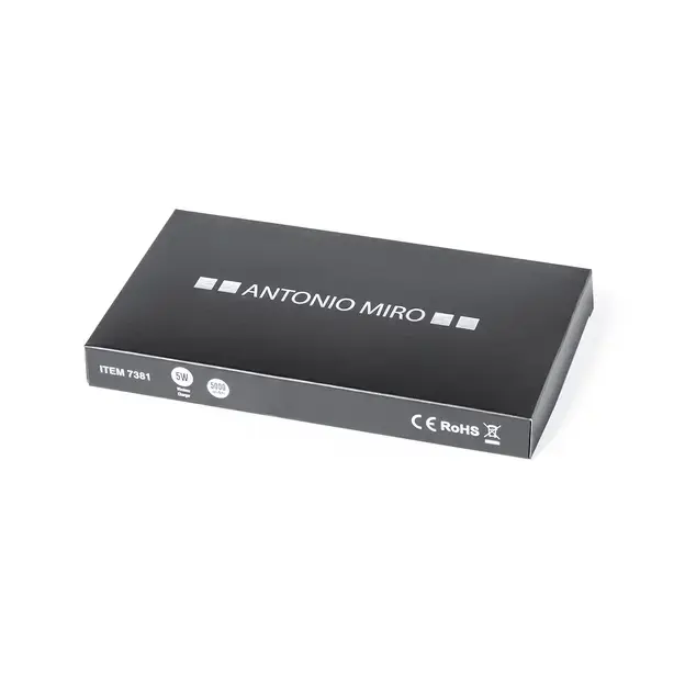 Power Bank Baliok - schwarz, Farbe: schwarz personalisierte Geschenke , 7 image