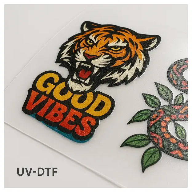 UV DTF Sticker DIN A4 personalisierte Geschenke 